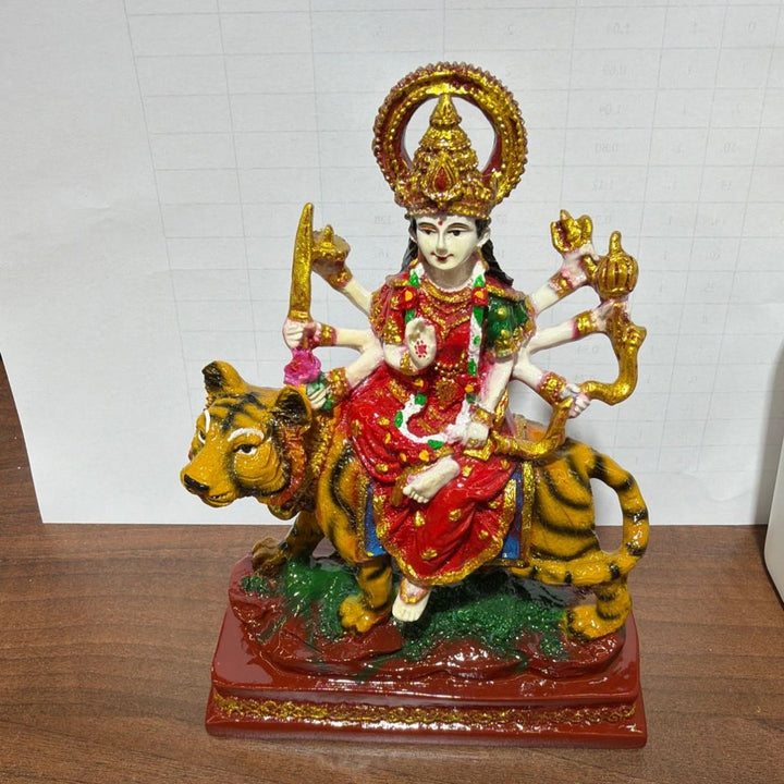 Durga Mata Statue No04 - H19cm - ALLI BHAVAN