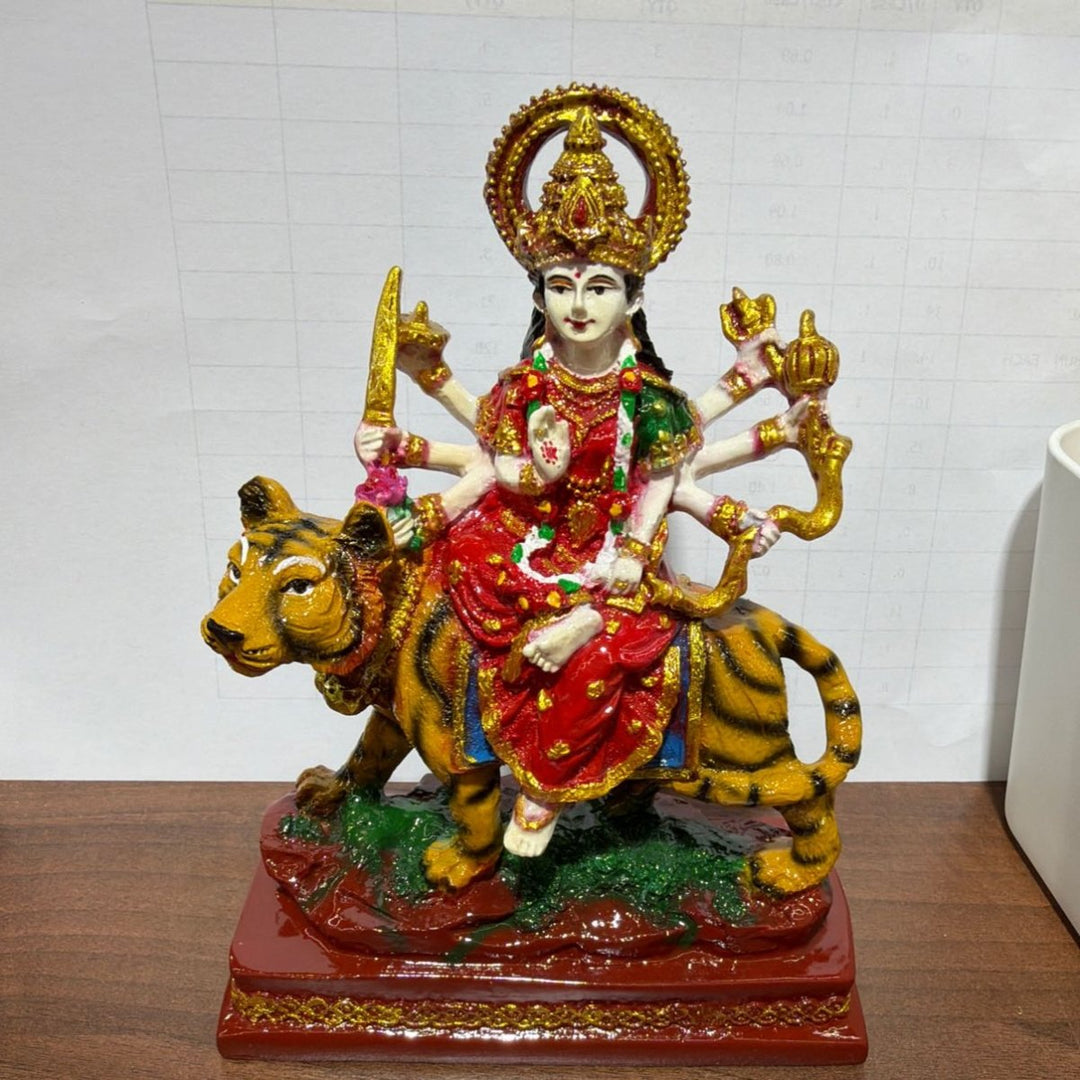 Durga Mata Statue No04 - H19cm - ALLI BHAVAN