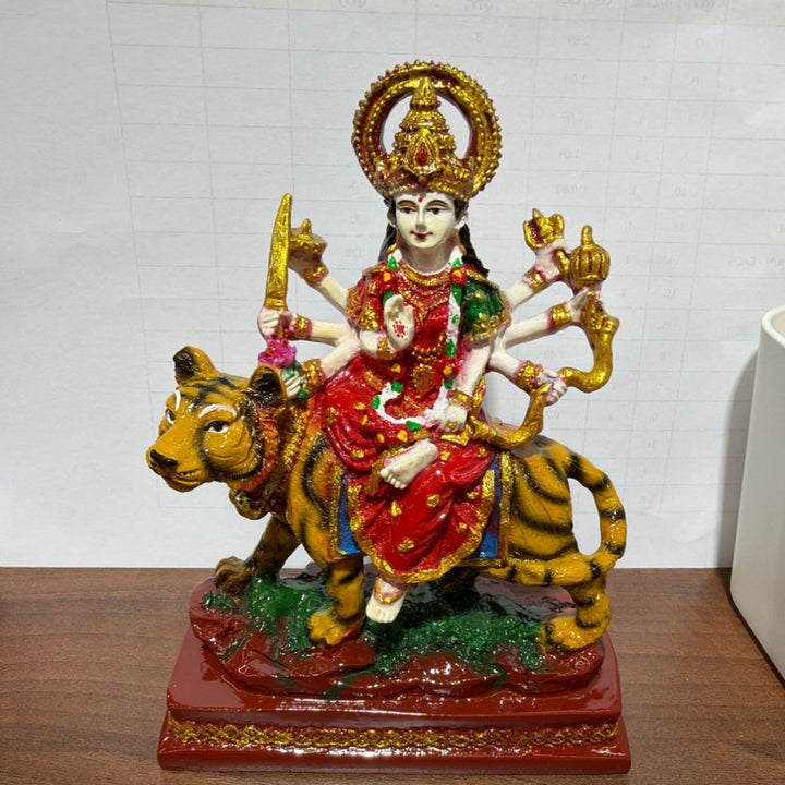 Durga Mata Statue No04 - H19cm - ALLI BHAVAN