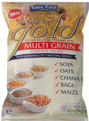 EAST END PREMIUM GOLD MULTI GRAIN ATTA - 10KG - EAST END