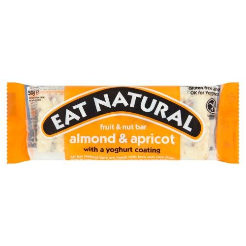 EAT NATURAL ALMOND APRICOT YOGHURT GLUTEN FREE - 50G - EAT NAT