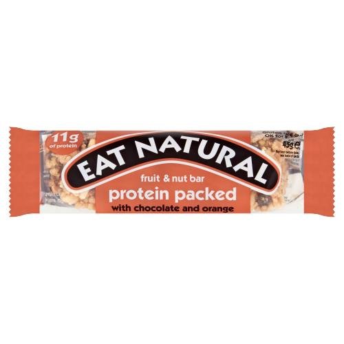 EAT NATURAL PROTEIN CHOCOLATE ORANGE - 45G - EAT NAT