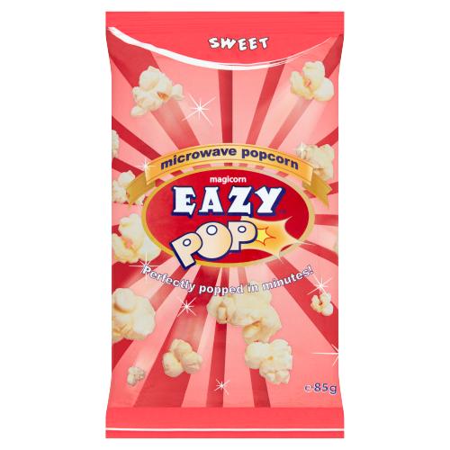 EAZY POP SWEET MICROWAVE POPCORN - 85G - EAZY POP