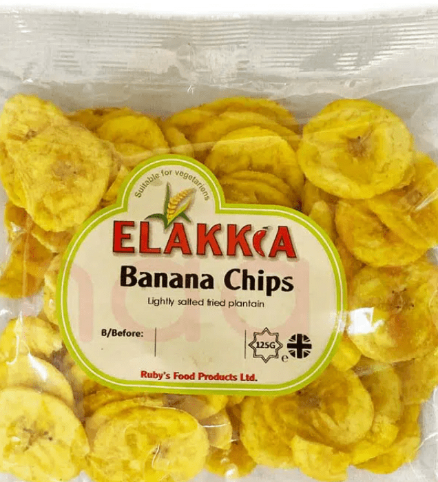 ELAKKIA BANANA CHIPS - 125G - ELAKKIA
