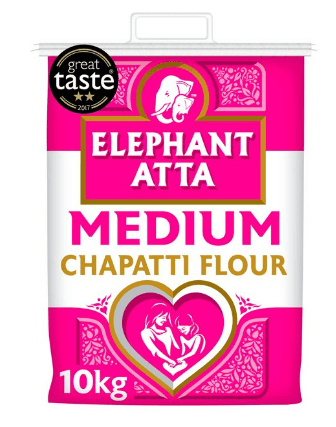 ELEPHANT ATTA MEDIUM CHAPATTI FLOUR - 10KG - ELEPHANT