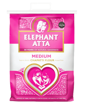 ELEPHANT ATTA MEDIUM CHAPATTI FLOUR - 10KG - ELEPHANT