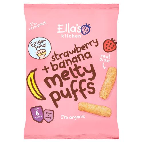 ELLASKIT MELTY PUFFS STRAWBERRY & BANANA - 20G - ELLASKIT