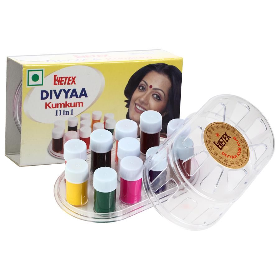 EYETEX DIVYAA KUMKUM 11 IN 1 BINDI - 17G - EYETEX