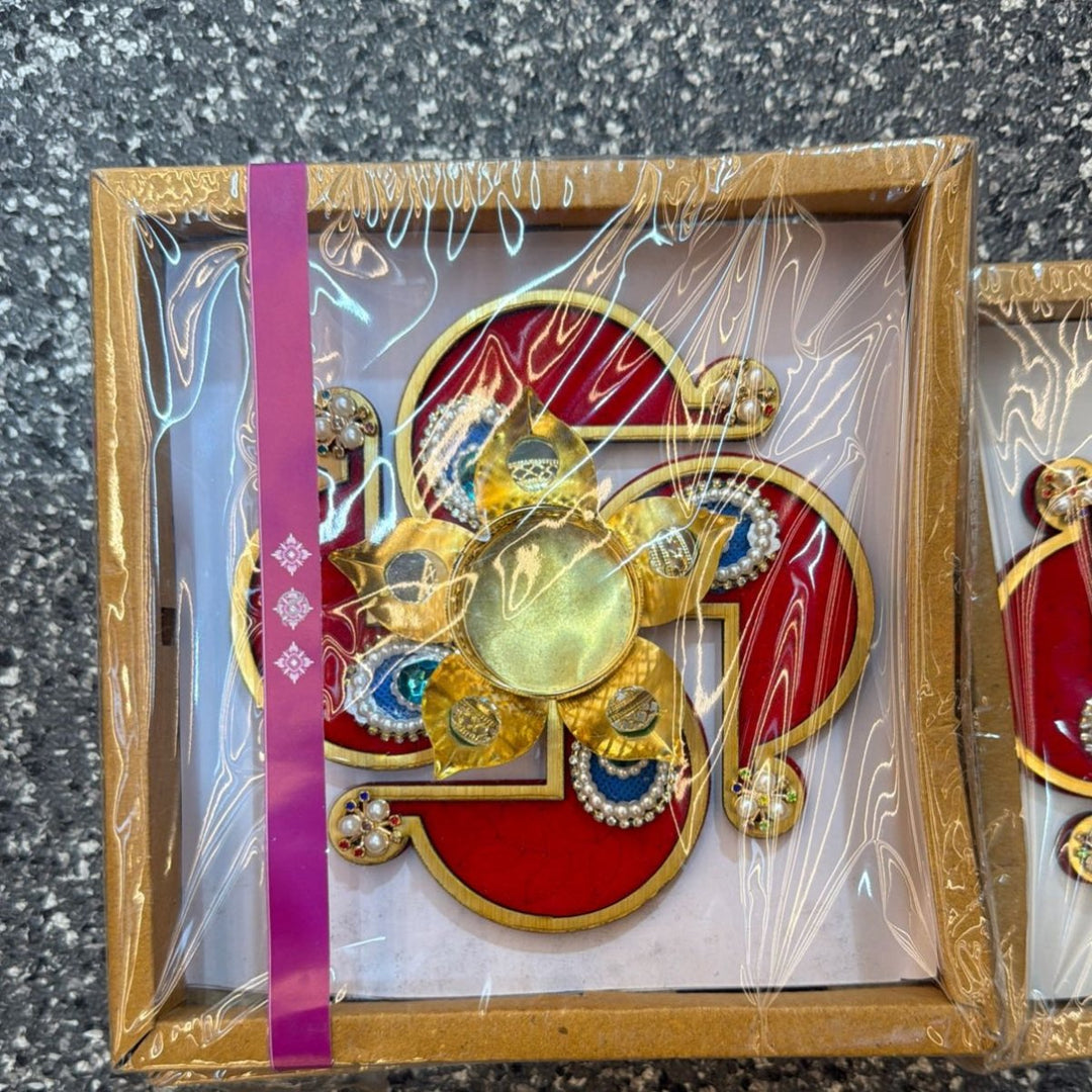 Fancy Diya Swastik - Each - ALLI BHAVAN