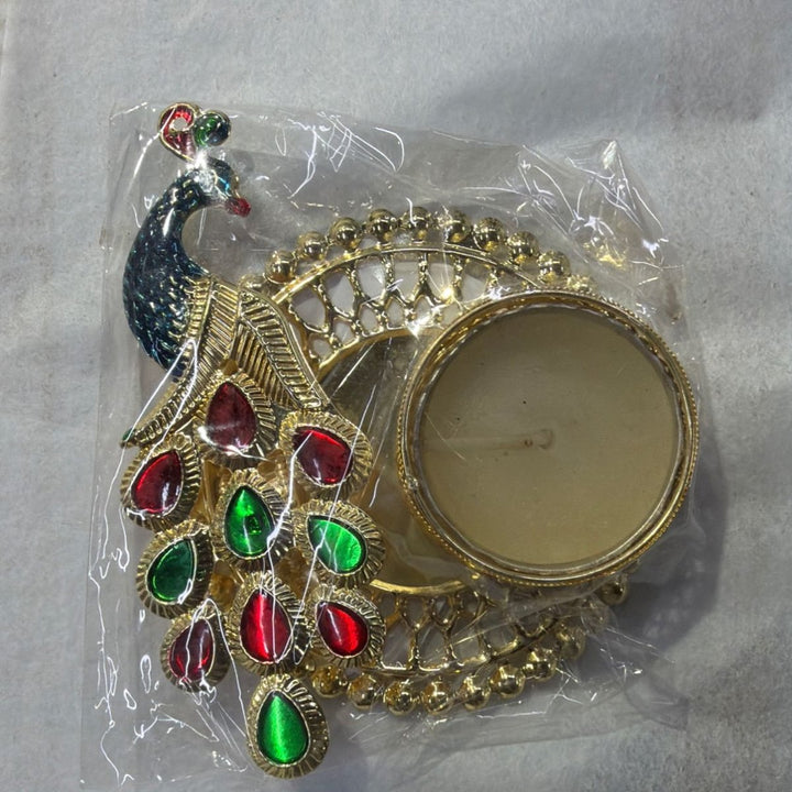Fancy Peacock Diya - Each - ALLI BHAVAN
