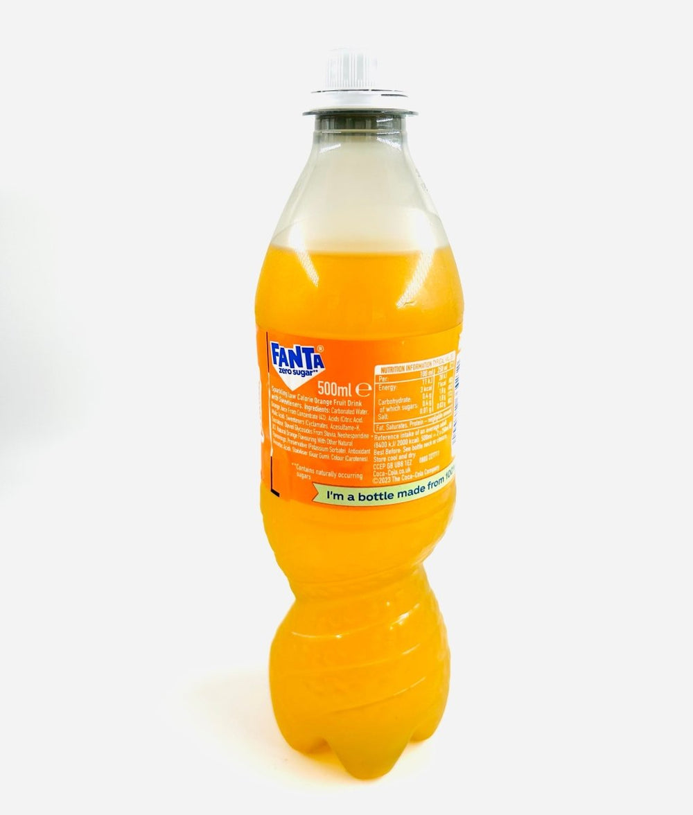 FANTA ORANGE ZERO - 500ML - FANTA