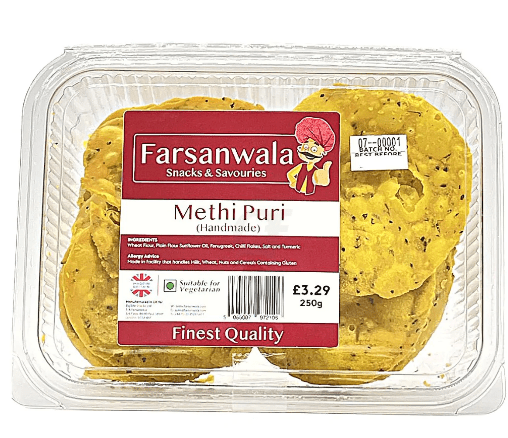 FARSANWALA METHI PURI - 250G - FARSANWALA