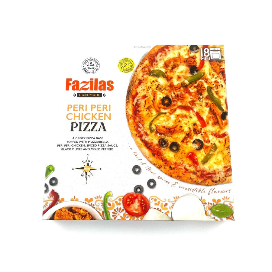 FAZILAS HANDMADE PERI PERI CHICKEN PIZZA - 400G - Branded