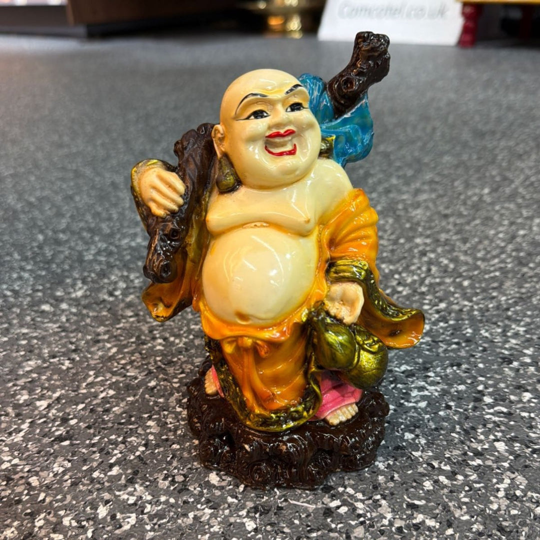 Fiber Laughing Budha No1 - H7inch - ALLI BHAVAN