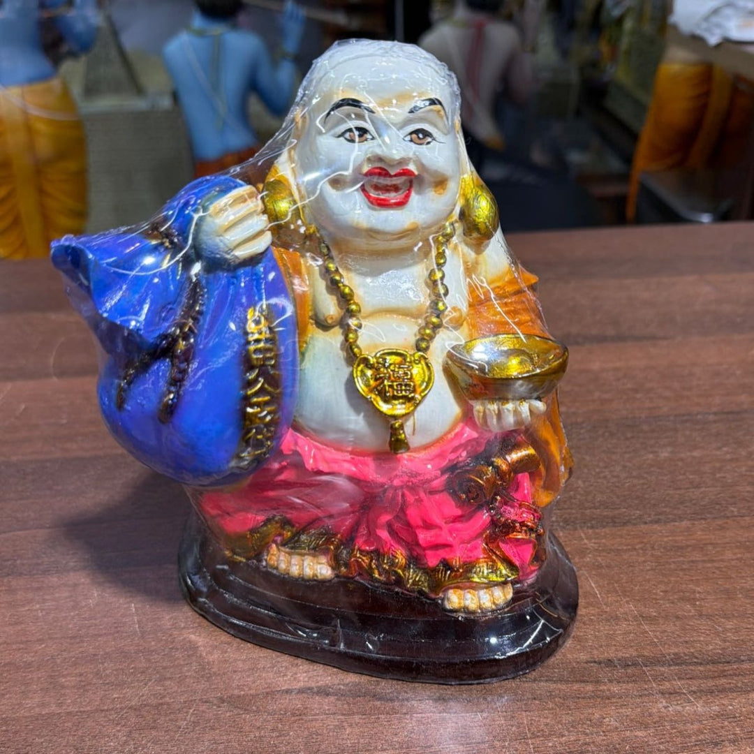 Fiber Potli Budha - H8inch - ALLI BHAVAN