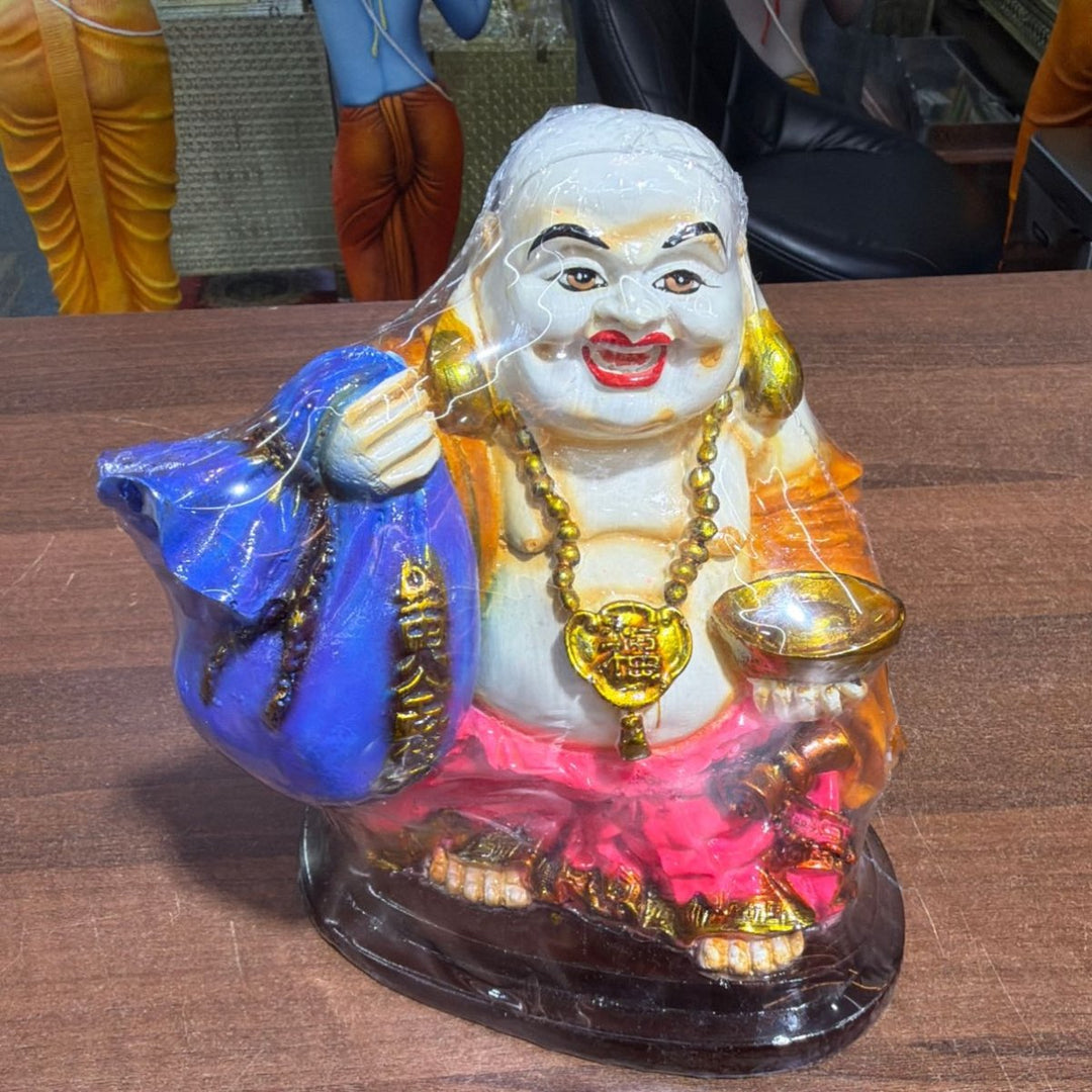 Fiber Potli Budha - H8inch - ALLI BHAVAN