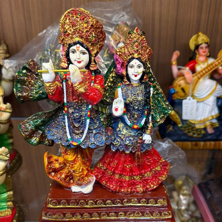 Fiber Radha Krishnan Iskon - H10inch - ALLI BHAVAN