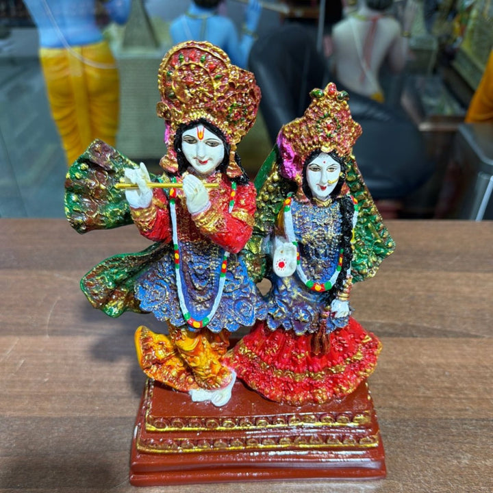Fiber Radha Krishnan Iskon - H10inch - ALLI BHAVAN