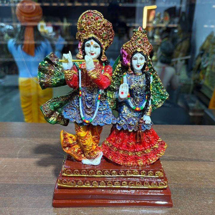 Fiber Radha Krishnan Iskon - H10inch - ALLI BHAVAN