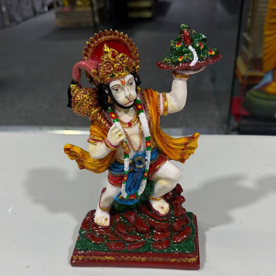 Fibre Hanuman Sendhur Mahaveer - H9inch - ALLI BHAVAN
