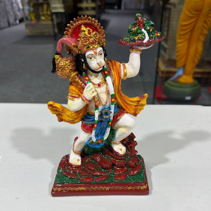 Fibre Hanuman Sendhur Mahaveer - H9inch - ALLI BHAVAN