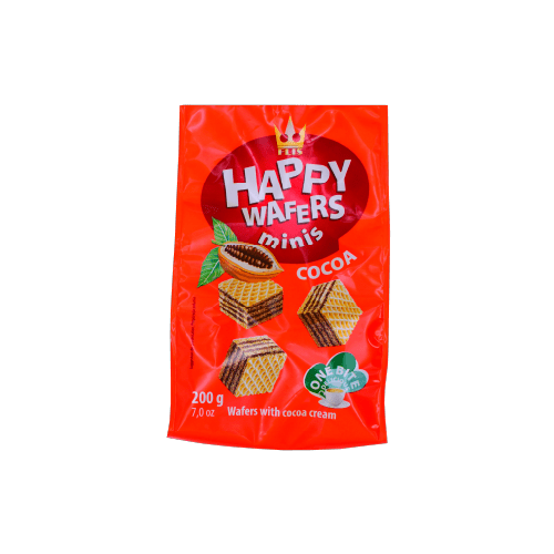 FLIS HAPPY WAFERS COCOA MINIS - 200G - FLIS