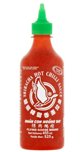 FLYING GOOSE SRIRACHA HOT CHILLI SAUCE - 455ML - FLYING GOOSE