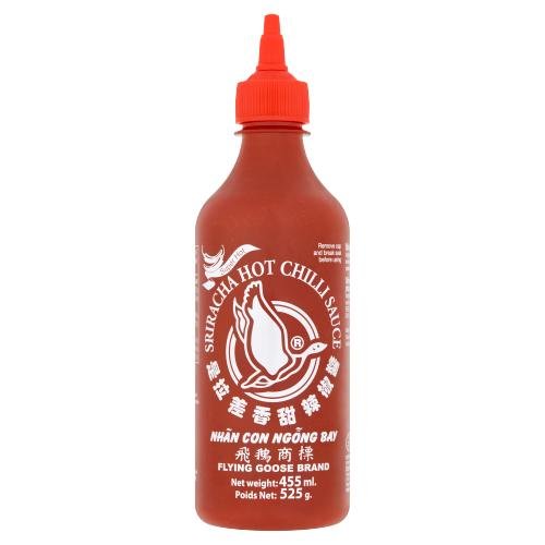 FLYING GOOSE SRIRACHA SUPER HOT CHILLI SAUCE - 455ML - FLYING GOOSE