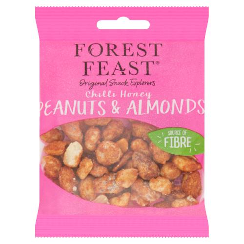 FOREST FEAST HONEY CHILLI PEANUT & ALMOND - 50G - F/FEAST