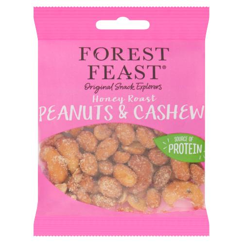 FOREST FEAST HONEY ROAST PEANUT & CASHEW - 55G - F/FEAST