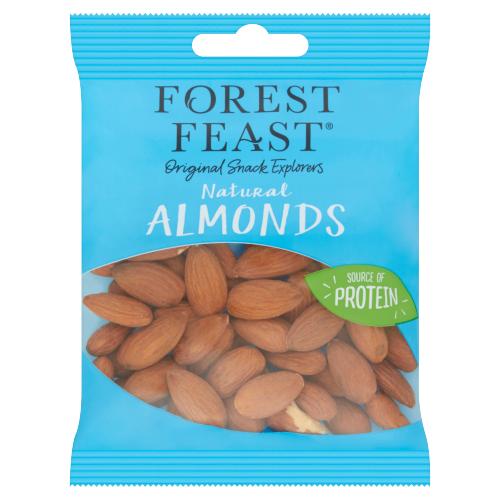 FOREST FEAST NATURAL ALMONDS - 50G - F/FEAST