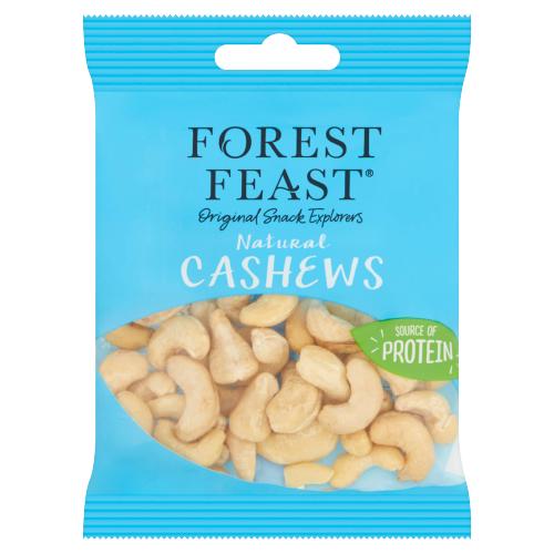 FOREST FEAST NATURAL CASHEWS - 40G - F/FEAST