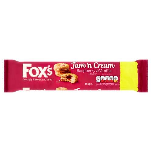 FOXS JAM SANDWICH CREAMS - 150G - FOXS