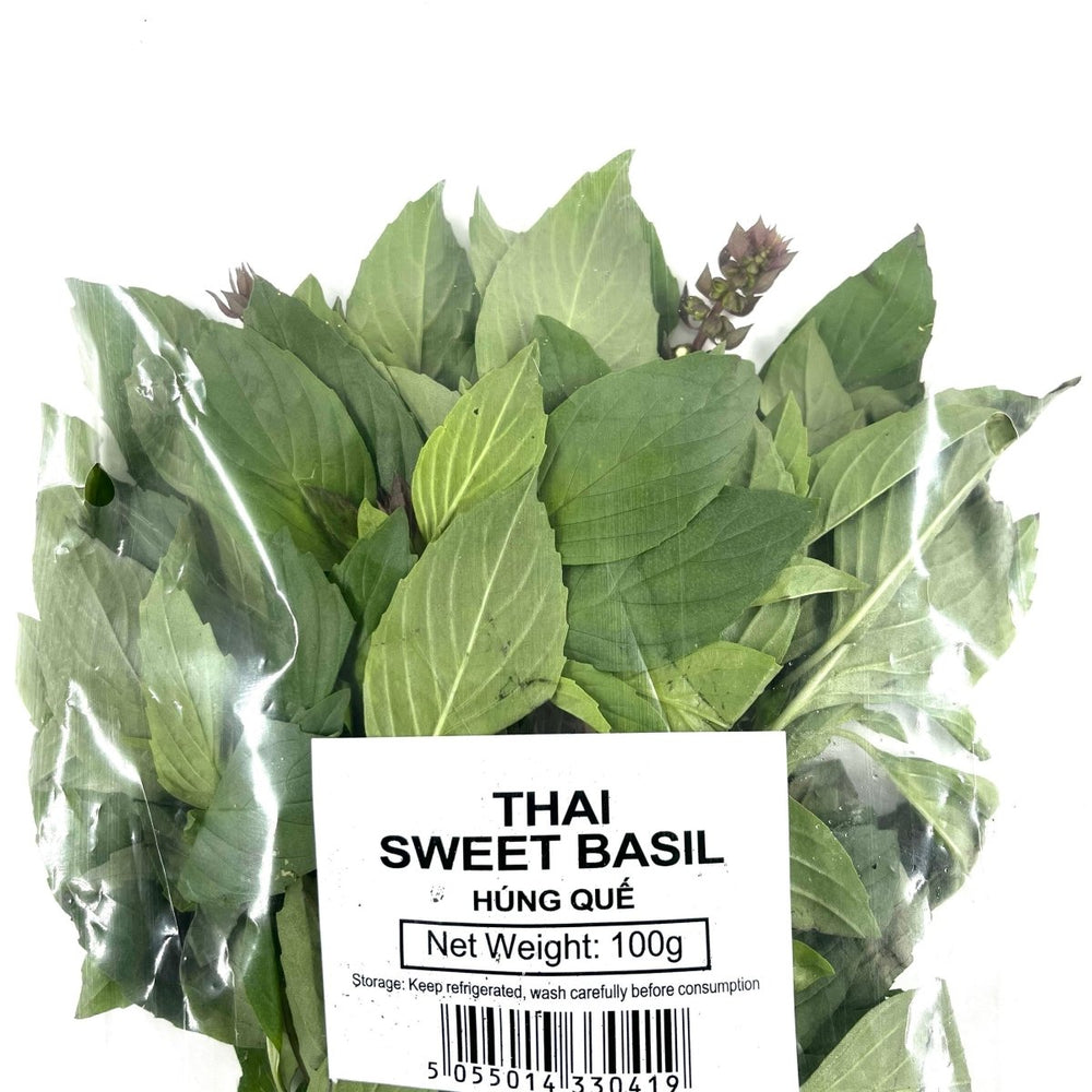 FRESH SWEET BASIL LEAVES - 100G - ALLIBHAVAN