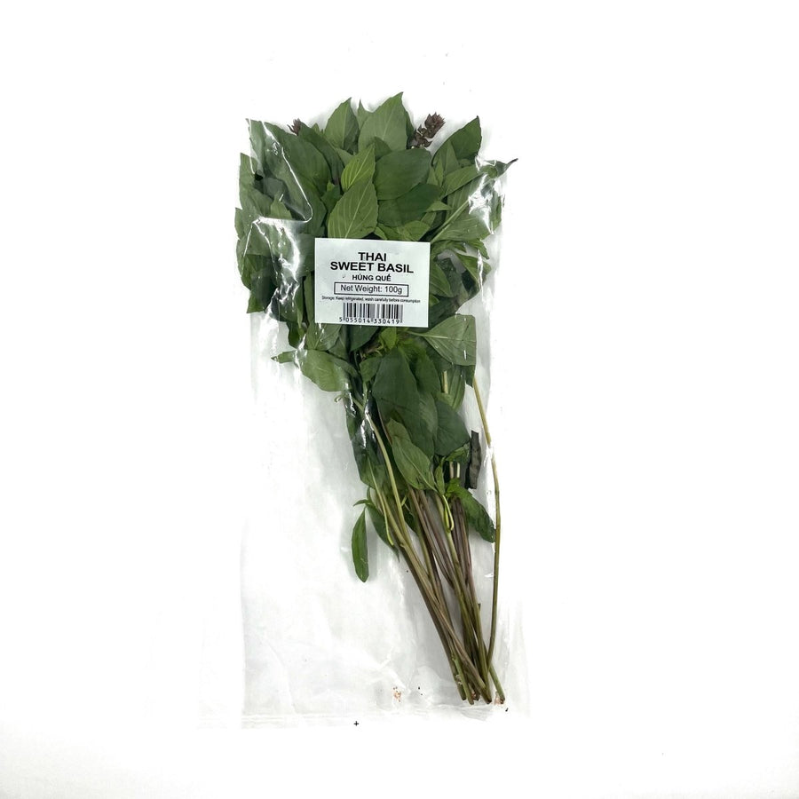 FRESH SWEET BASIL LEAVES - 100G - ALLIBHAVAN