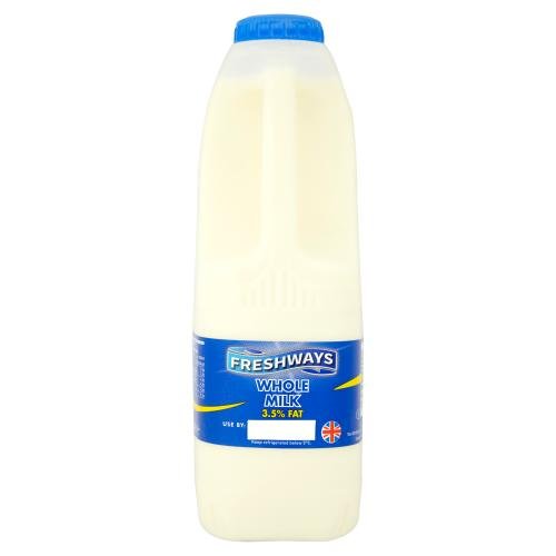 FRESHWAYS WHOLE MILK - 1L - FRESHWAYS