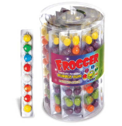 FROGGER BUBBLE GUM - 22G - FROGGER