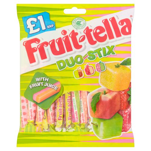 FRUITELLA DUO STIX BAG - 135G - FRUITELA