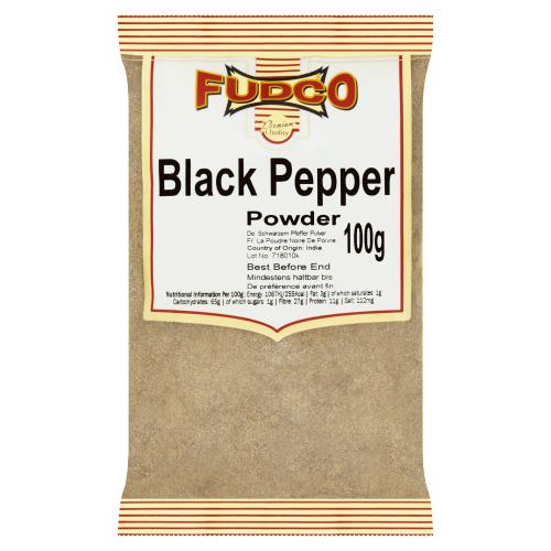 FUDCO BLACK PEPPER POWDER - 100G - FUDCO