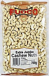 FUDCO CASHEW NUTS EXTRA JUMBO - 700G - FUDCO