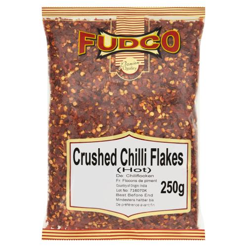 FUDCO CHILLI FLAKES CRUSHED - 250G - FUDCO