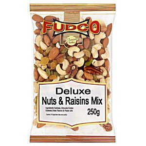 FUDCO DELUXE NUTS & RAISINS MIX - 700G - FUDCO