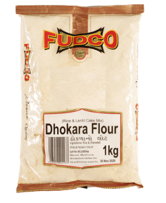 FUDCO DHOKRA FLOUR (RICE & LENTIL CAKE MIX) - 1KG - FUDCO