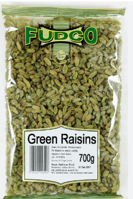 FUDCO GREEN RAISINS - 700G - FUDCO