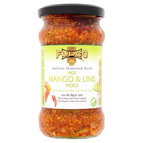 FUDCO HOT MANGO & LIME PICKLE - 300G - FUDCO