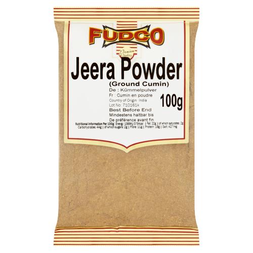 FUDCO JEERA POWDER (GROUND CUMIN) - 100G - FUDCO