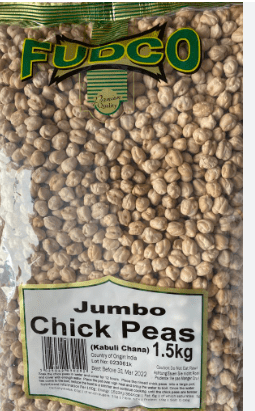 FUDCO JUMBO CHICK PEAS - 1.5KG - FUDCO