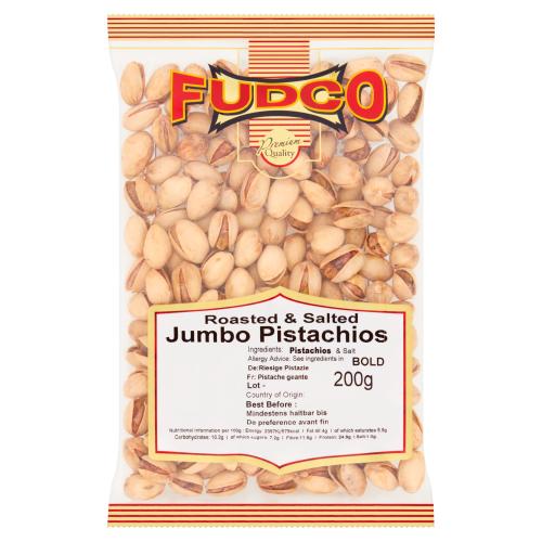FUDCO JUMBO PISTACHIO (ROASTED & SALTED) - 200G - FUDCO