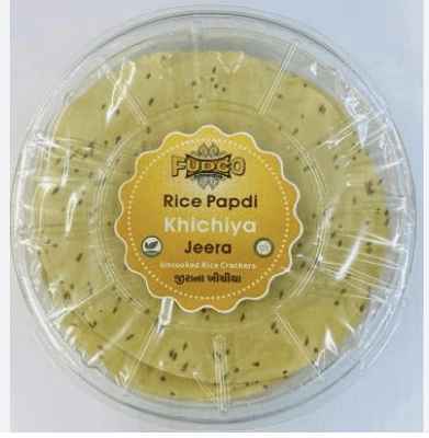 FUDCO KHICHIYA RICE PAPDI (JEERA) - 250G - FUDCO