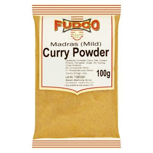 FUDCO MADRAS CURRY POWDER (MILD) - 100G - FUDCO